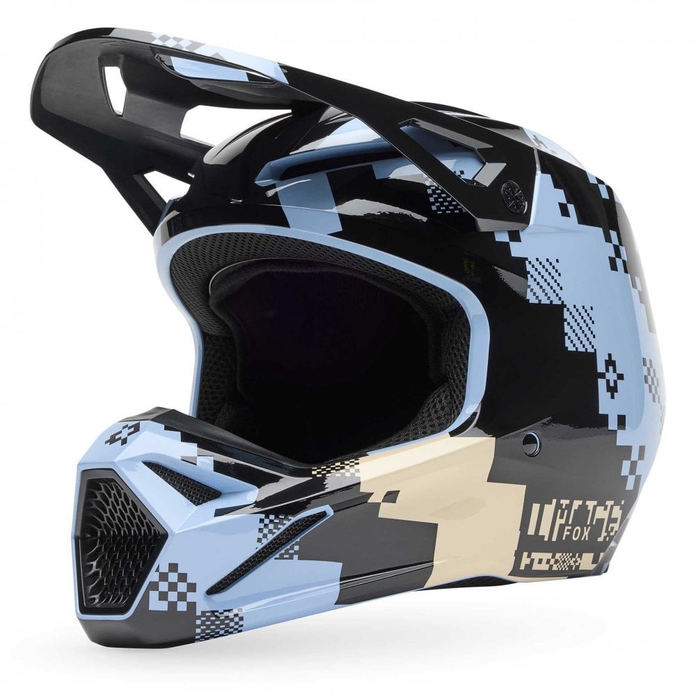 FOX Racing MX | Enduro Helmet - V1 DIGI IMAGE (Light Slate)