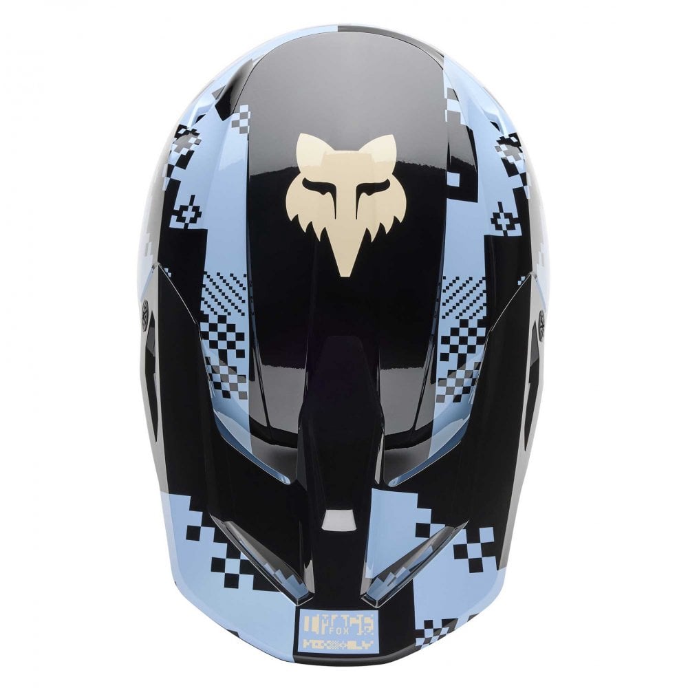 FOX Racing MX | Enduro Helmet - V1 DIGI IMAGE (Light Slate)