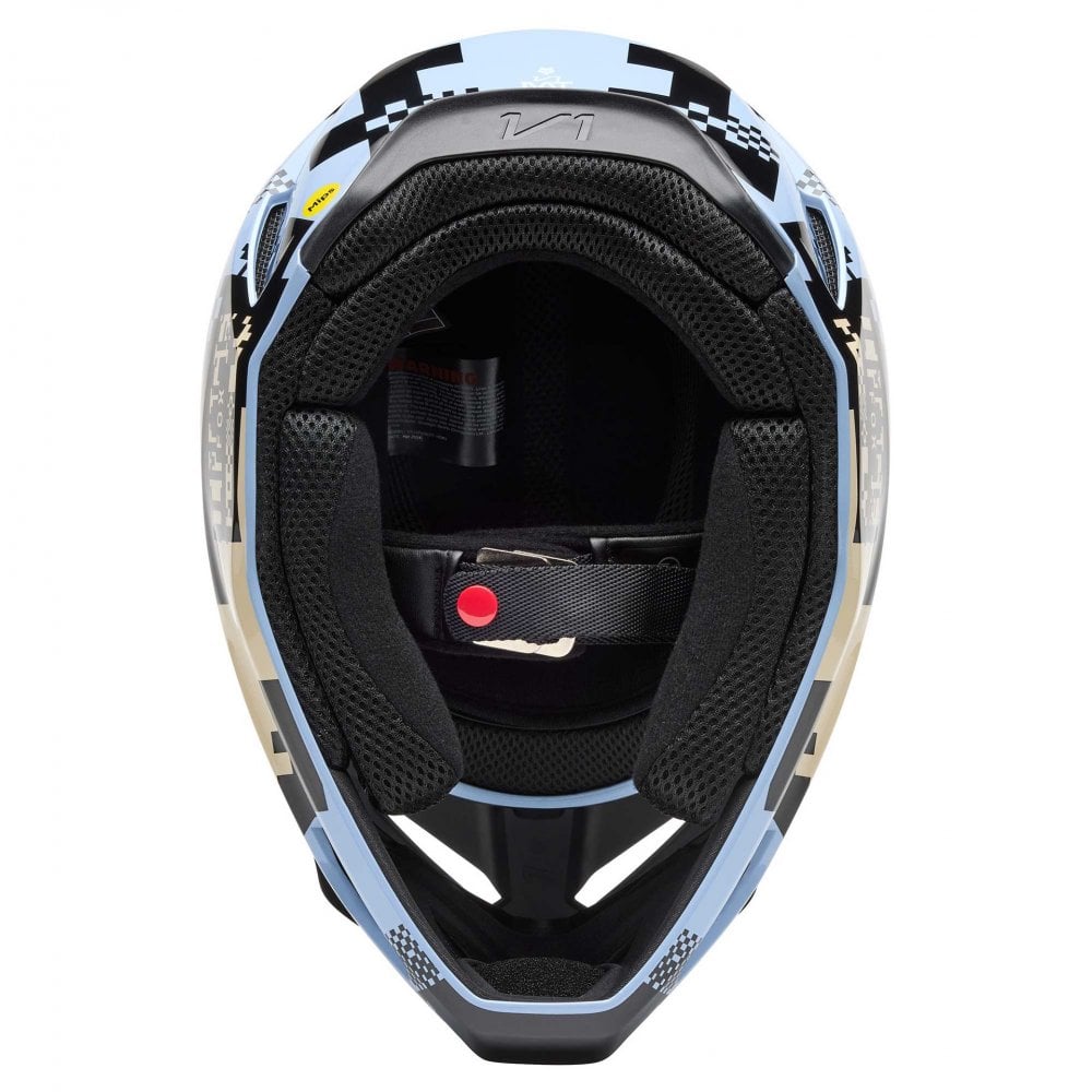 FOX Racing MX | Enduro Helmet - V1 DIGI IMAGE (Light Slate)
