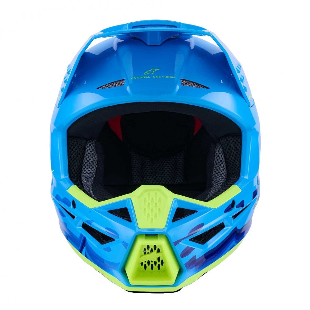 Alpinestars (SALE) MX Helmet - S-M3 FORCE (Cyan Gloss)