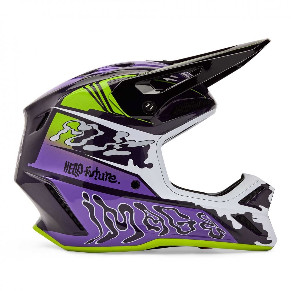 FOX Racing MX | Enduro Helmet - V3 RS Carbon PHANTOM Limited Edition (Purple Haze)