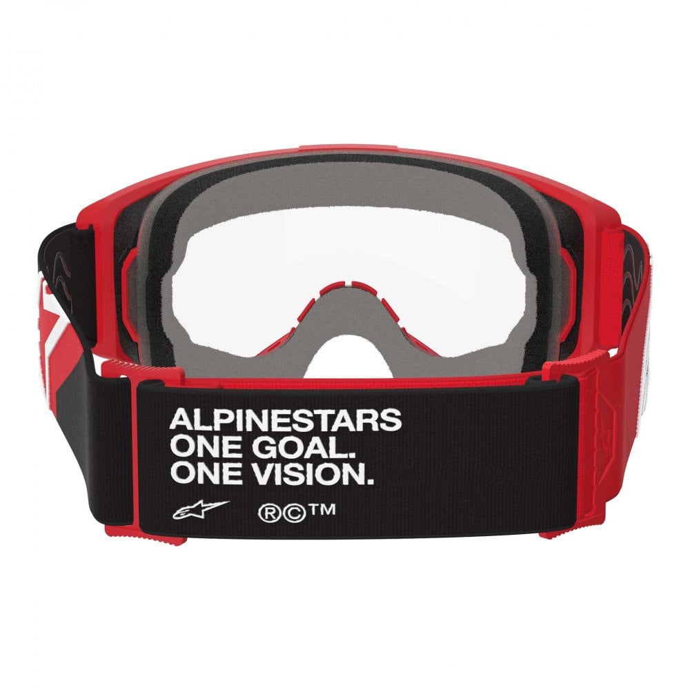Alpinestars (MX26) Goggles - Vision OTG (Red/Black/White) Clear Lens