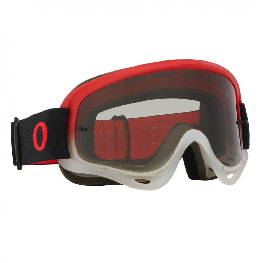 Oakley O-Frame Goggles (Team Red) - Light Grey Lens