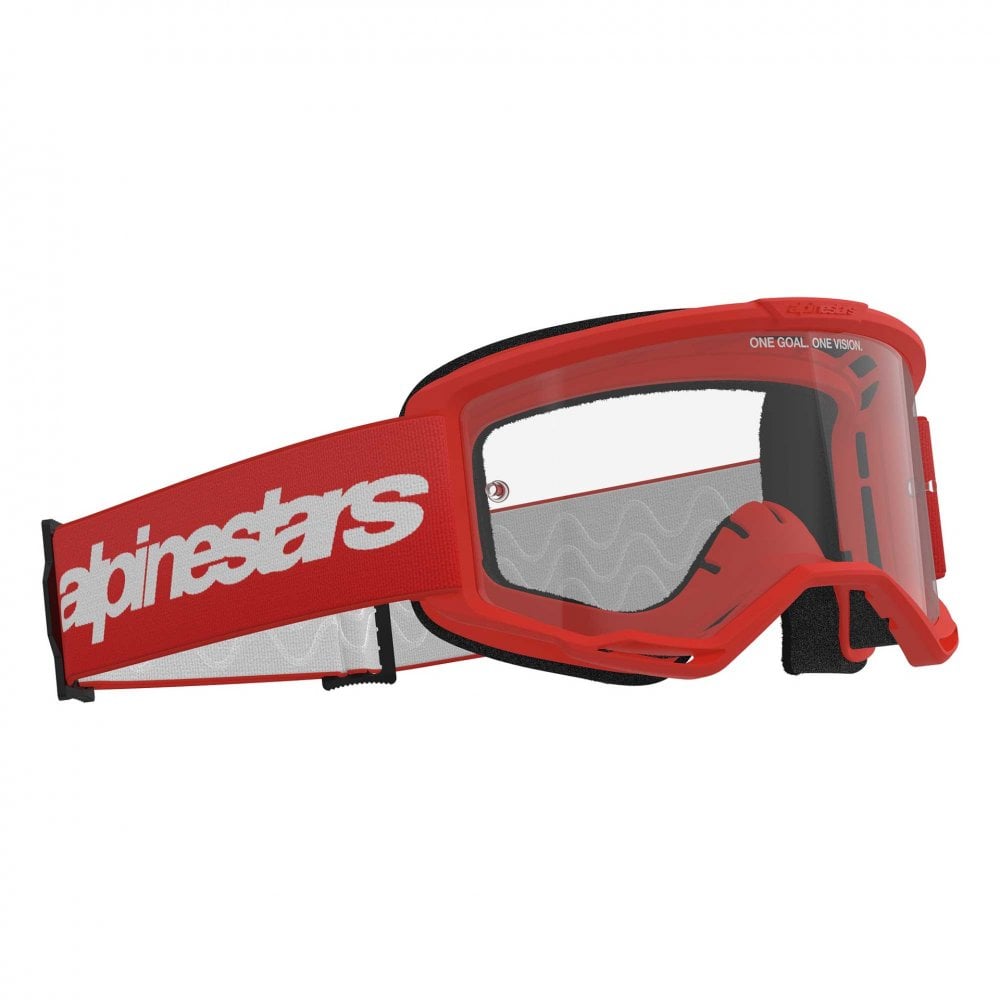 Alpinestars MX | MTB Vision 3 Goggles WORDMARK (Red)