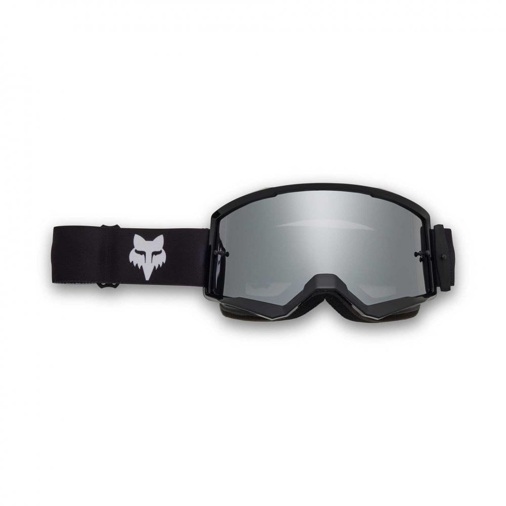 FOX Racing MX | MTB Goggles - MAIN V3 CORE (Black) Mirror Silver Lens