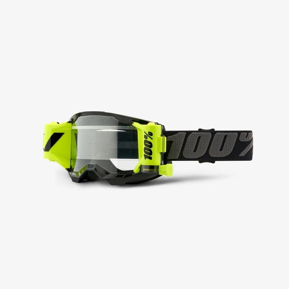100% MX | MTB Goggles - Strata-2 FORECAST Roll-Off System (BLACK)