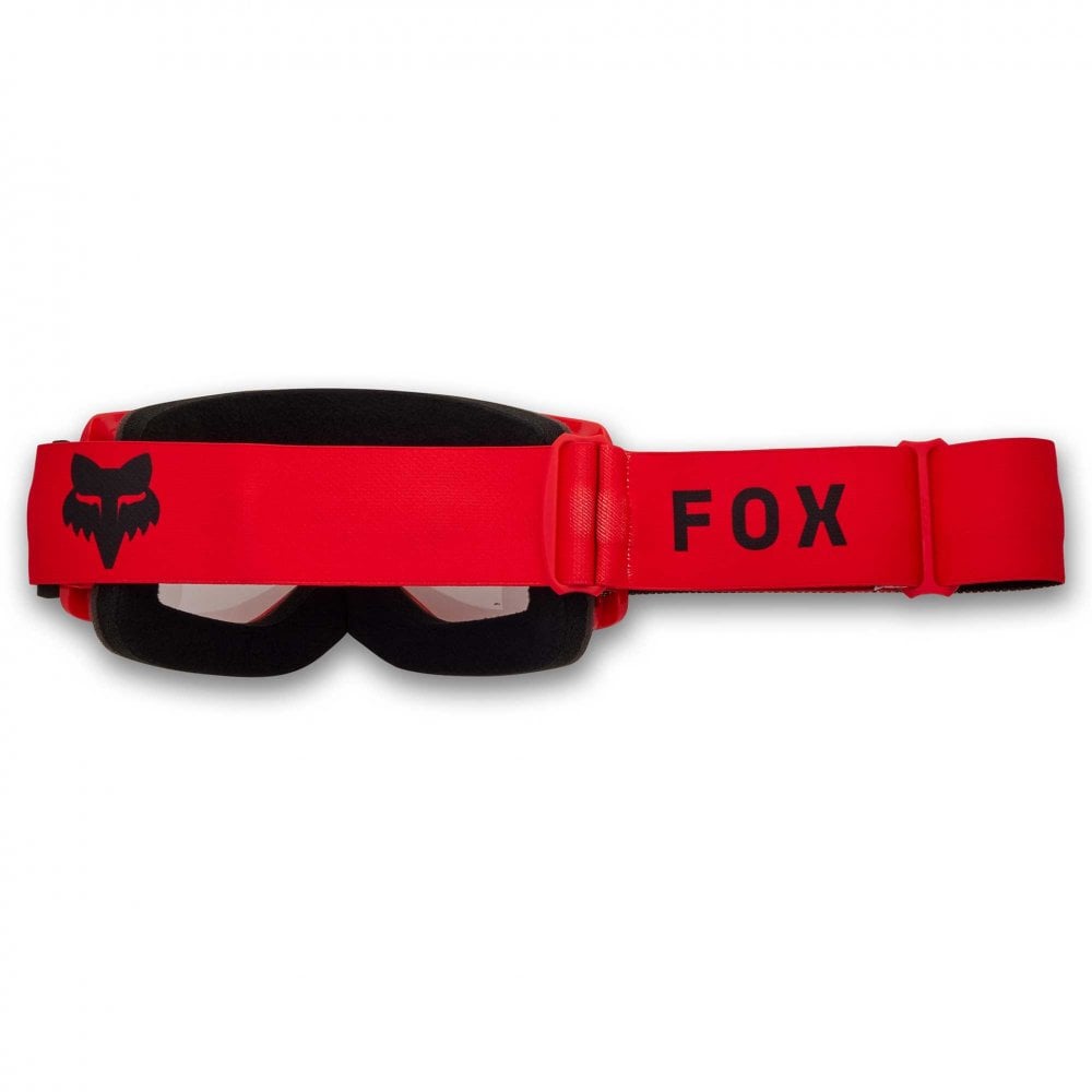 FOX Racing MX | MTB Youth Goggles - MAIN CORE (Flo Red) Clear Lens