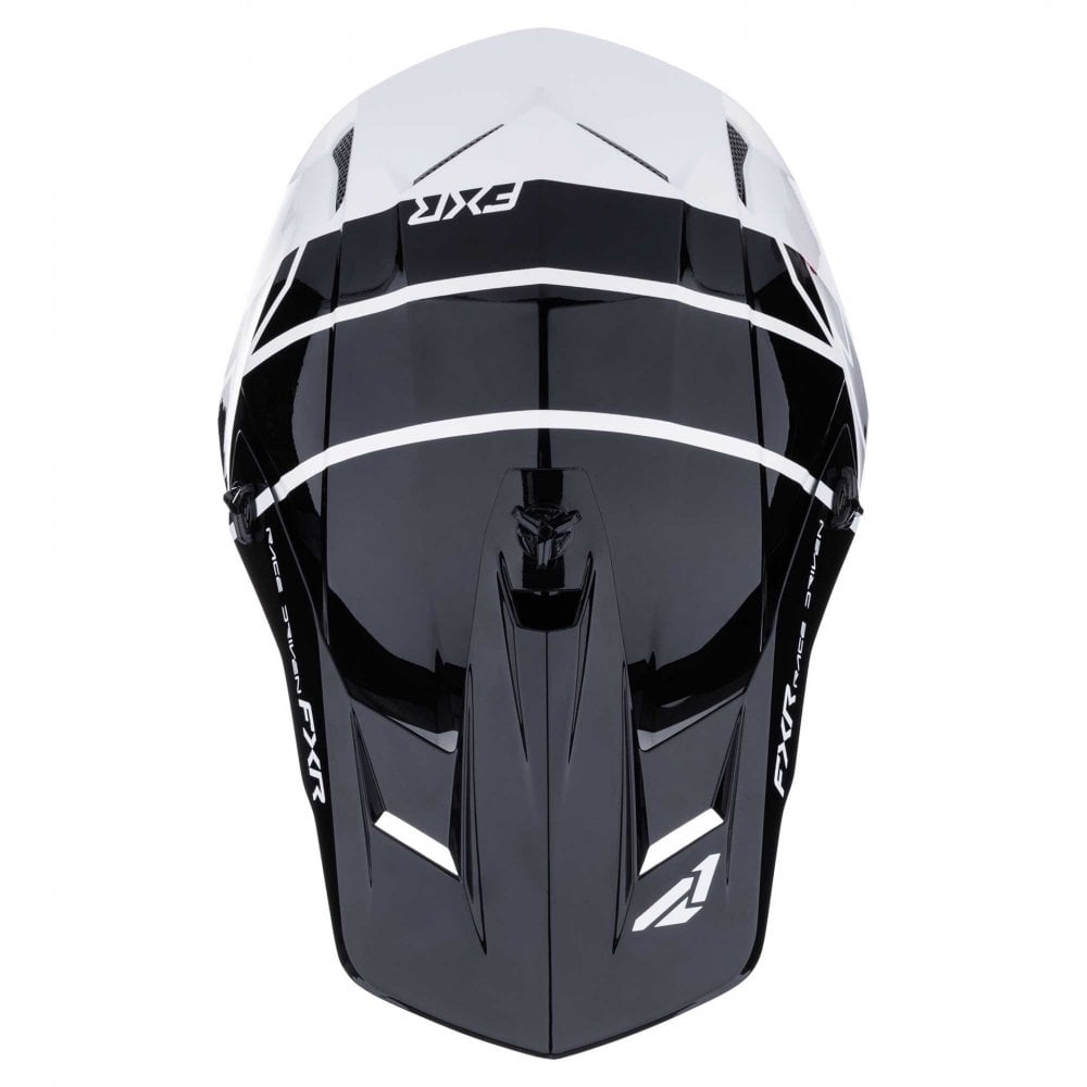 FXR (MX26) Helmet - Clutch - COMP (White/Black)