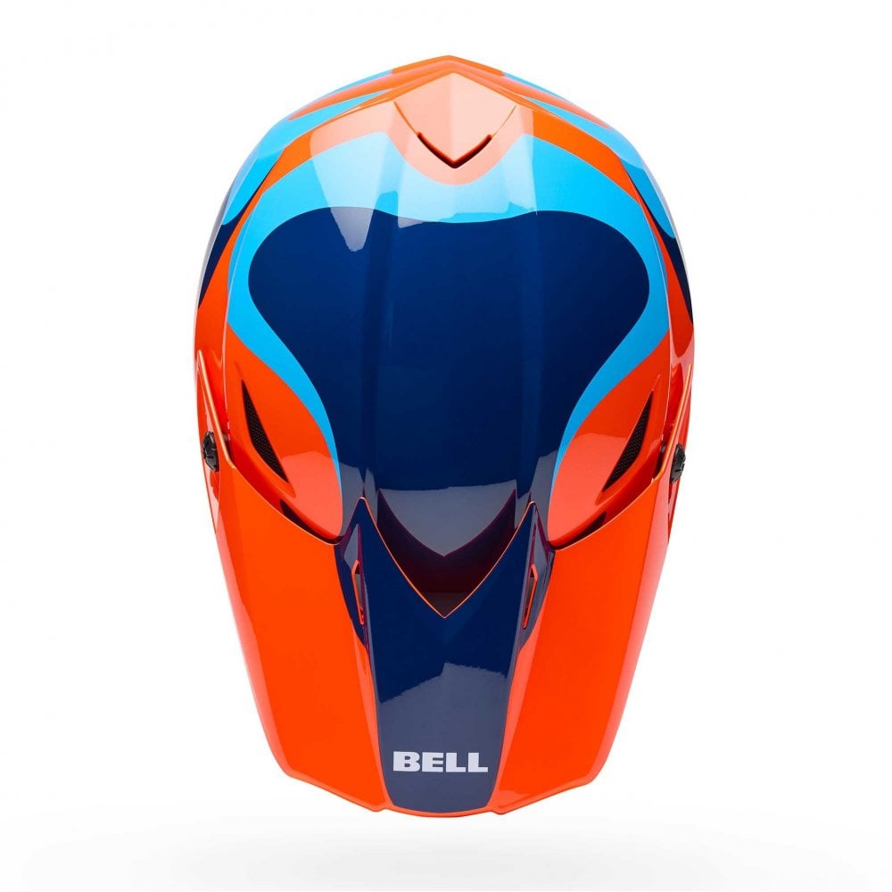 Bell MX | Enduro Helmet - MX-10 MIPS WAVE (Orange/Blue/Black)