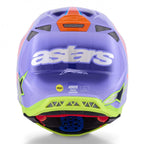 Alpinestars S-M10 Jett Lawrence MX | Enduro Helmet (Purple/Pink Fluo/Yellow Fluo Gloss)
