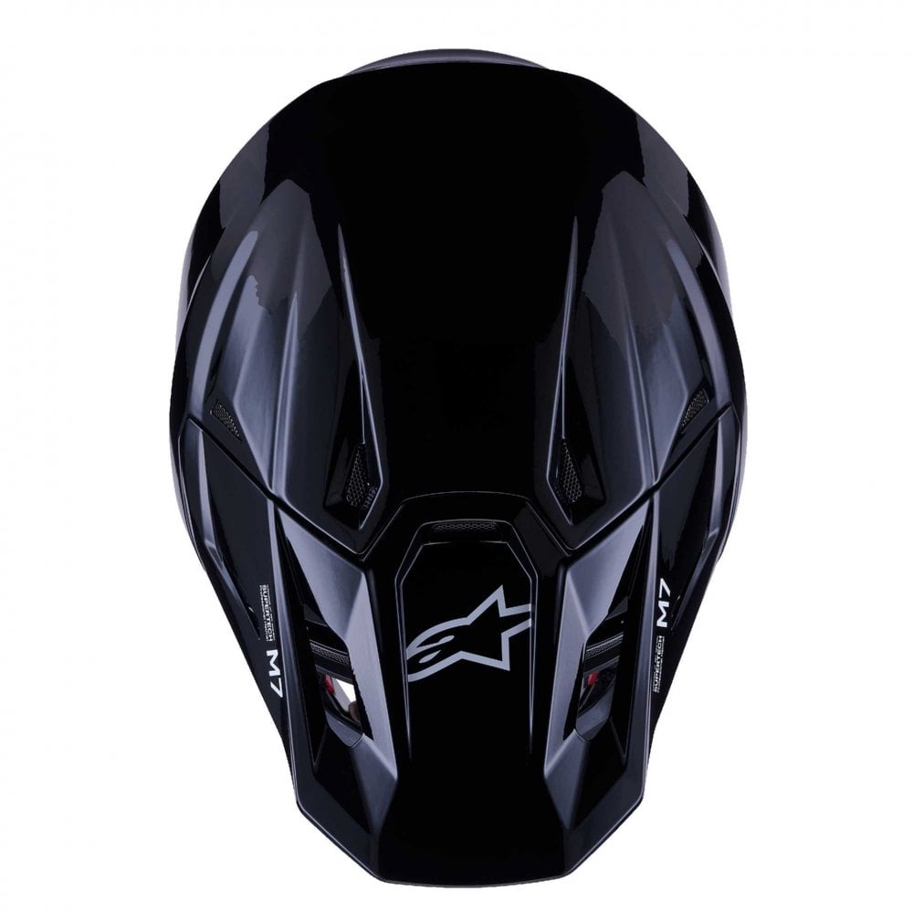 Alpinestars (MX26) MX Helmet - S-M7 SOLID (Black Gloss)