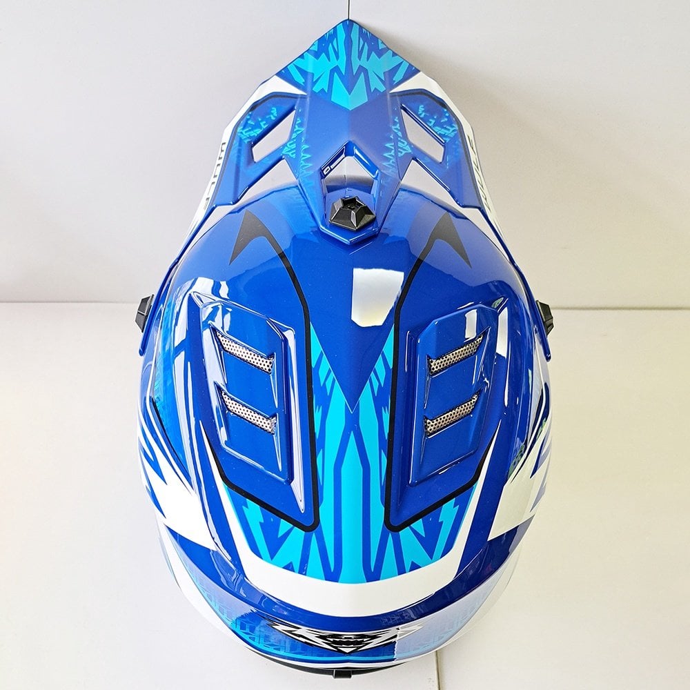 Wulfsport (MX27) Helmet - Youth - AIR-X - Blue