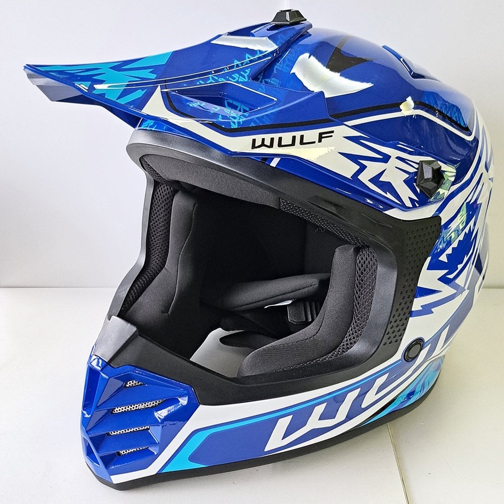 Wulfsport (MX27) Helmet - Youth - AIR-X - Blue