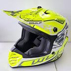 Wulfsport Youth AIR-X MX Helmet (Fluo Yellow)