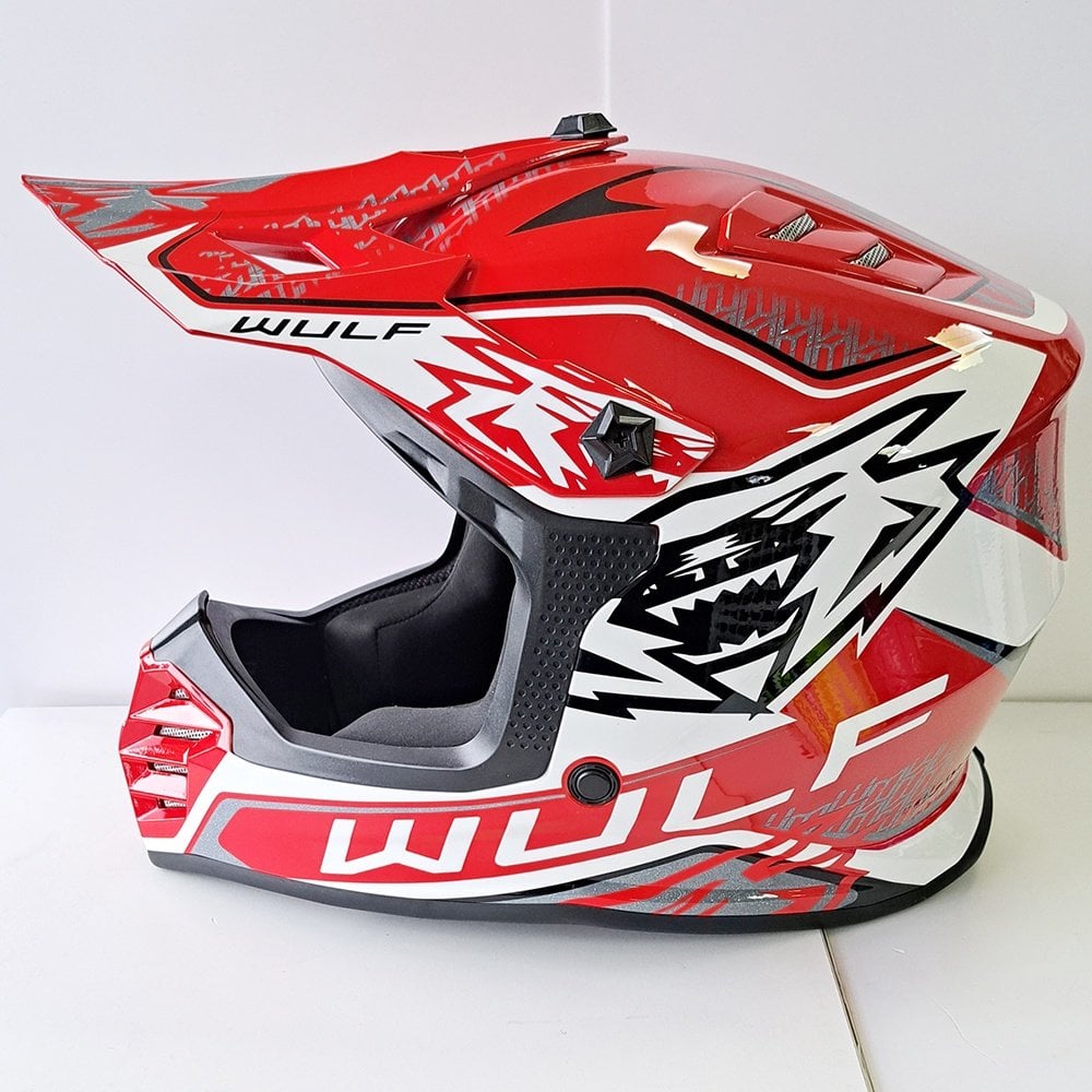 Wulfsport (MX27) Helmet - Youth - AIR-X - Red