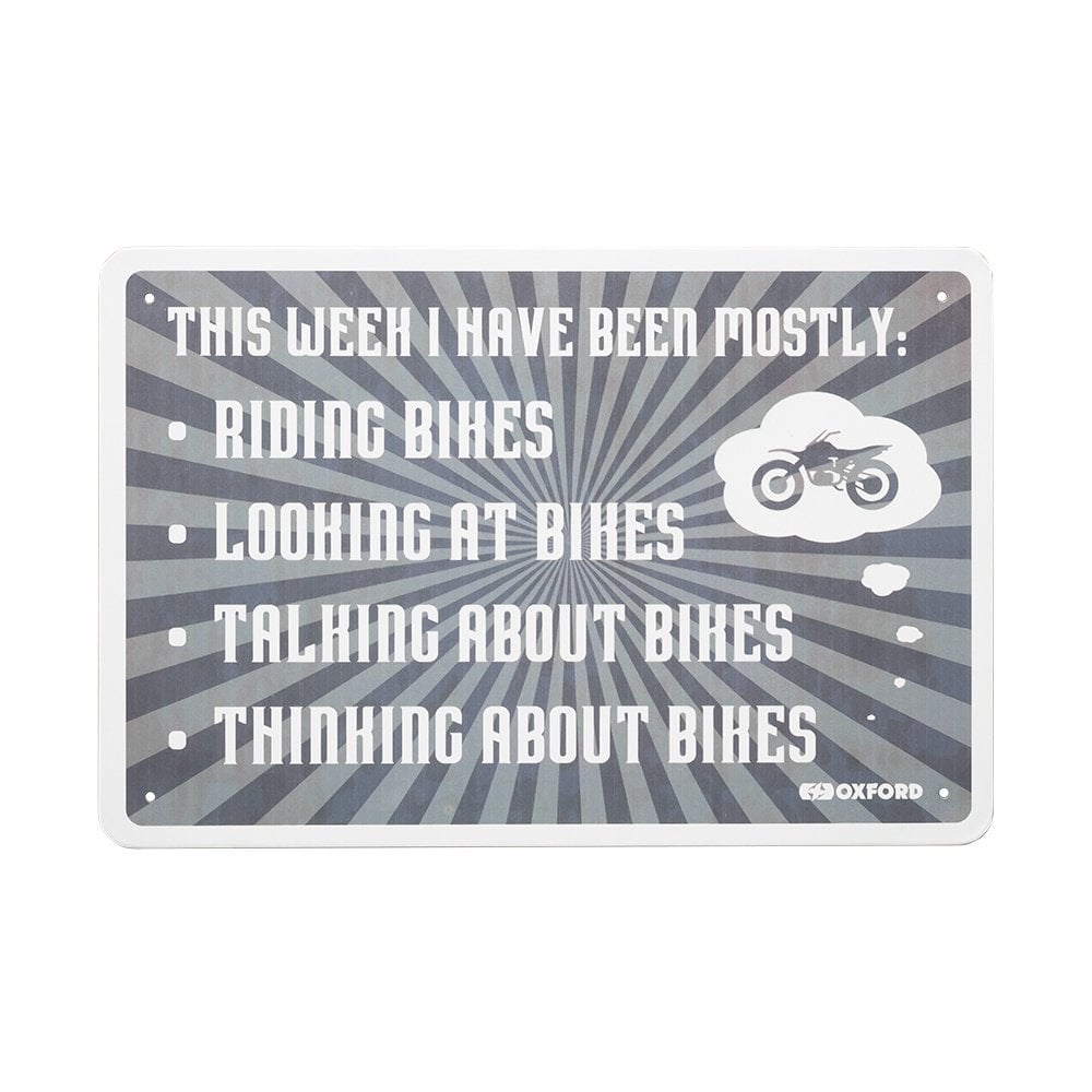 Oxford Accessories - Garage Metal Sign - This Week (OX385)
