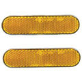 Bike It - 2 Piece Reflector Kit - Amber
