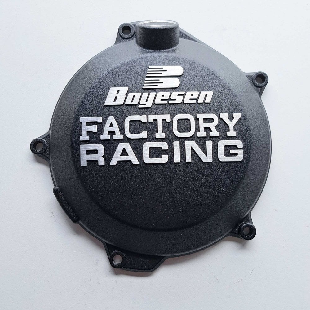 Boyesen - Clutch Cover - KTM SX/SXF 250-450 23-26, EXC/EXCF 250-500 24-26, Husqvarna TC/FC 250-450 23-26, TE/FE 250-501 24-26, Gas Gas MC/MCF 250-450 24-26, EC/ECF 250-500 24-26, EX/EXF 250-450 24-26