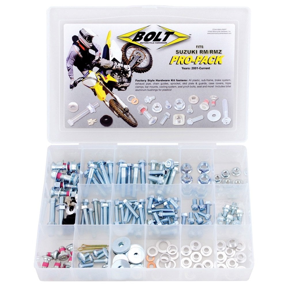 Bolt Hardware - Track Pack Fastener Kit - PRO - RM125/250 01-08, RMZ250/450 04-26