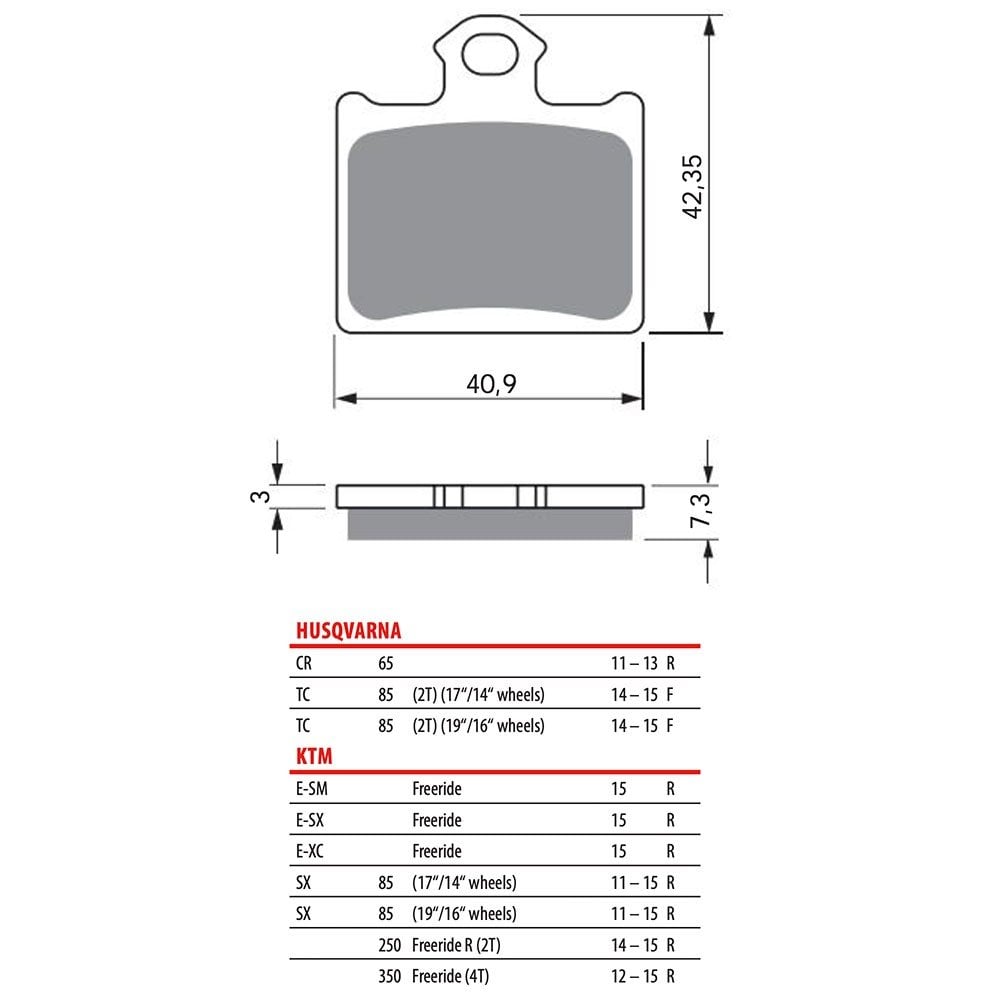 Gold Fren - Brake Pads - GF297/FA608