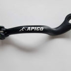 Apico - Gear Lever - Elite - KX125 94-02, KX250 94-08, KX500 94-04 - Black w/Green