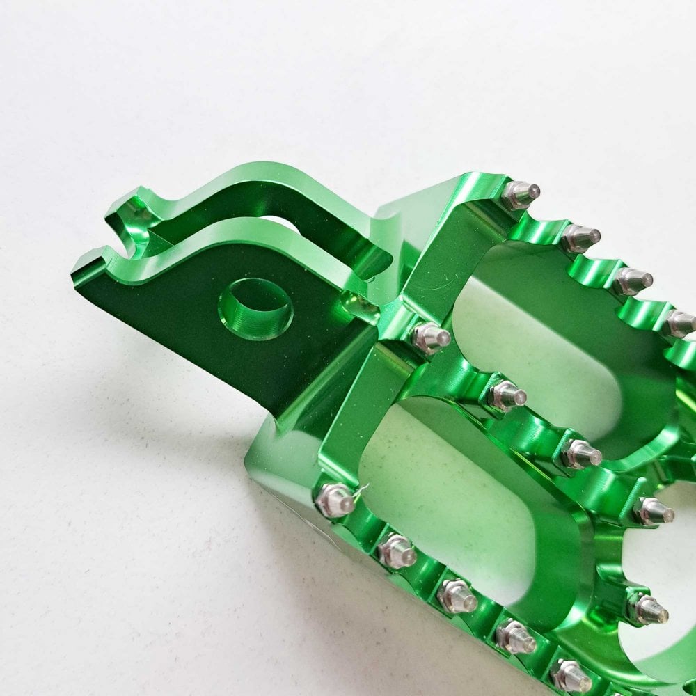 Apico - Foot Pegs - X-Treme - KXF250 06-26, KXF450 07-26, KXF250/450XC 21-26 - Green