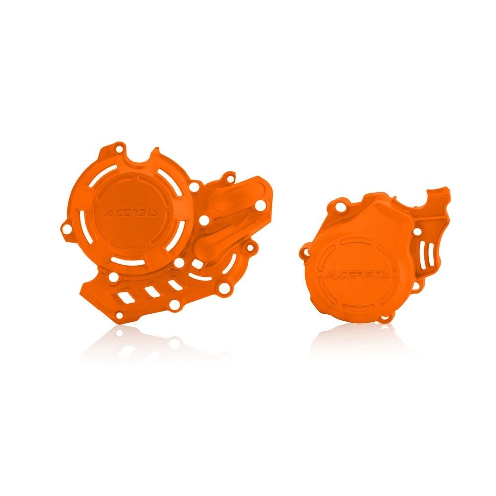 Acerbis - X-Power - Clutch & Ignition Covers - KTM SXF450 16-22, EXCF450/500 17-23, XC-F450 20-22, XCF-W450 23, XCF-W500 20-23, Husqvarna FC450 16-22, FE450 17-23, FE450S 22-23, FE501 19-23, FX450 20-22, Gas Gas EXF450 21-23