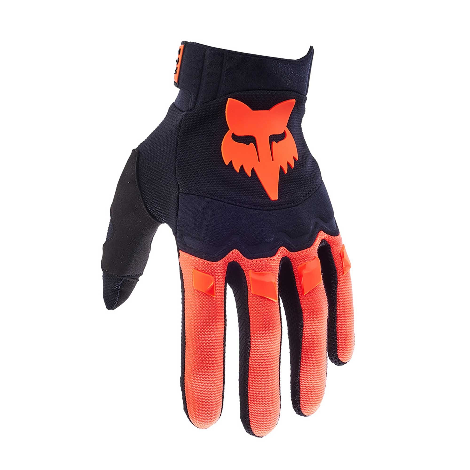 FOX Racing MX | Enduro | MTB Gloves - Dirtpaw CE (Black/Orange Fluo)