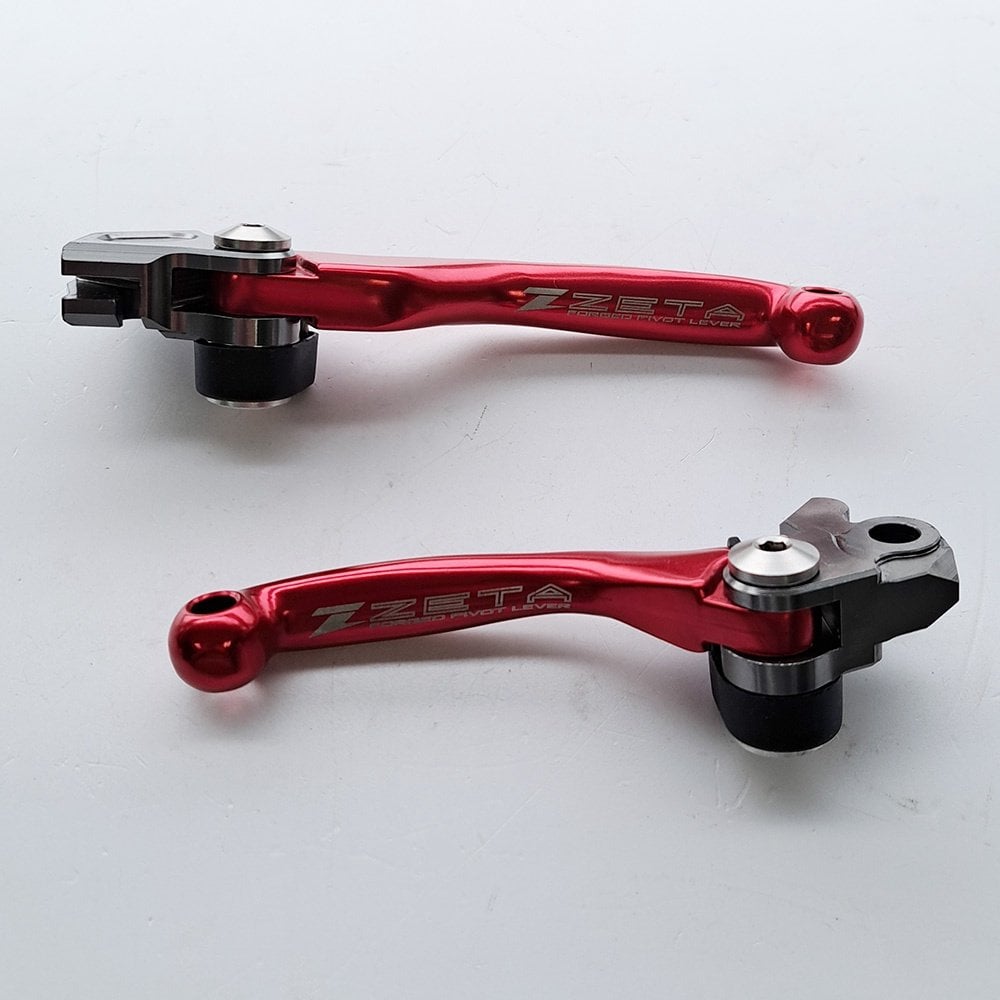 Zeta - Pivot Lever Set - Brake/Clutch - KX65/85 01-25, KX112 22-25, KX125 00-08, KX250 00-04, RM65 03-05, RMZ250 07-25, RMZ450 05-25
