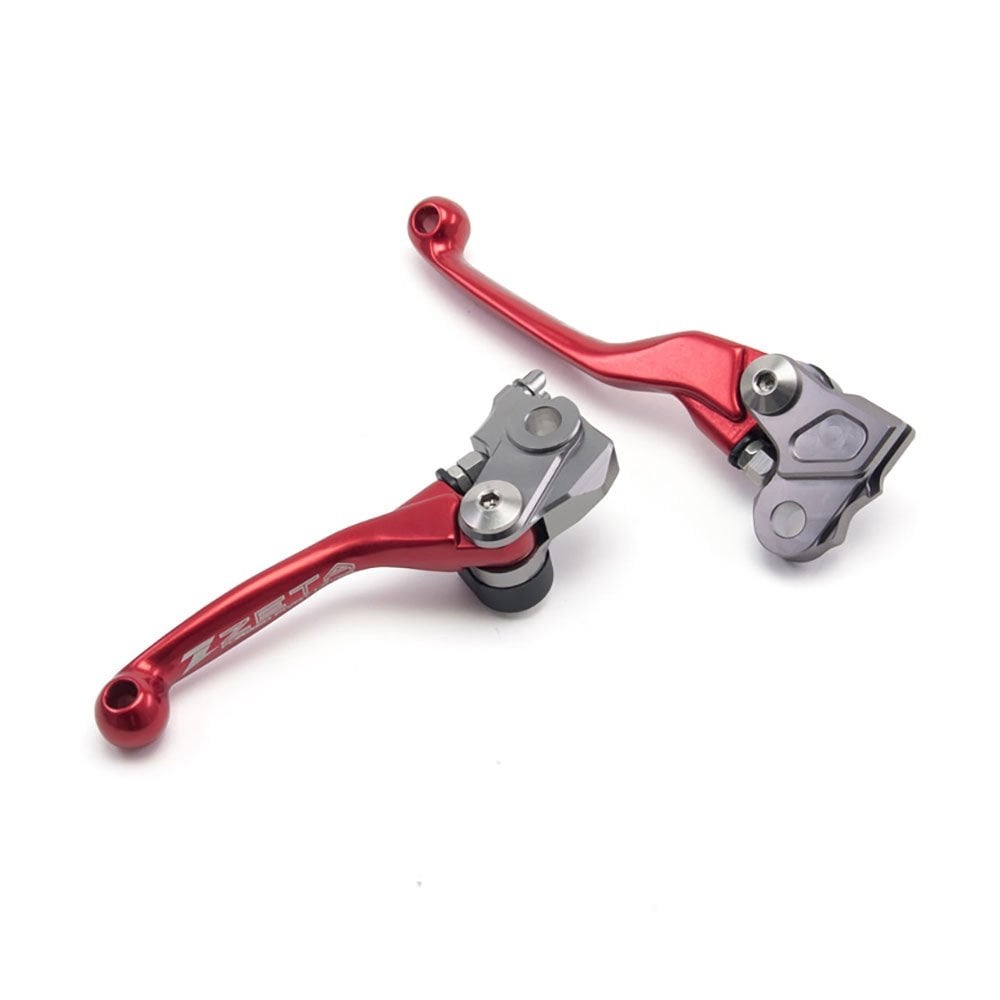 Zeta - Pivot Lever Set - Brake/Clutch - KX65/85 01-25, KX112 22-25, KX125 00-08, KX250 00-04, RM65 03-05, RMZ250 07-25, RMZ450 05-25
