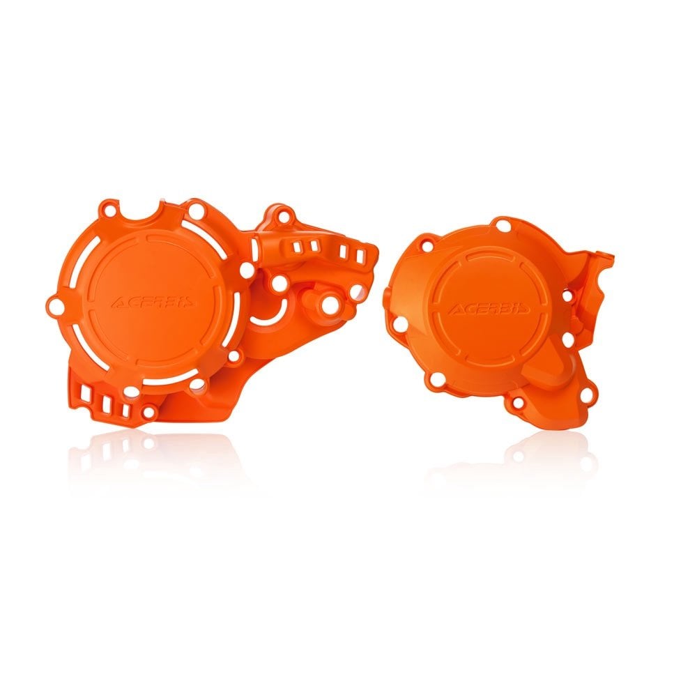 Acerbis - X-Power - Clutch & Ignition Covers - KTM SX250 19-22, EXC250/300 20-23, XC250/300 20-22, XC-W250/300 20-23, Husqvarna TC250 19-22, TE250/300 20-23, TX300 20-22, Gas Gas MC250 22-23, EX250 22-23, EX300 21-23