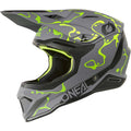 O'Neal (MX26) Helmet - 1SRS - SPLASH (Matte Grey/Fluo Yellow)