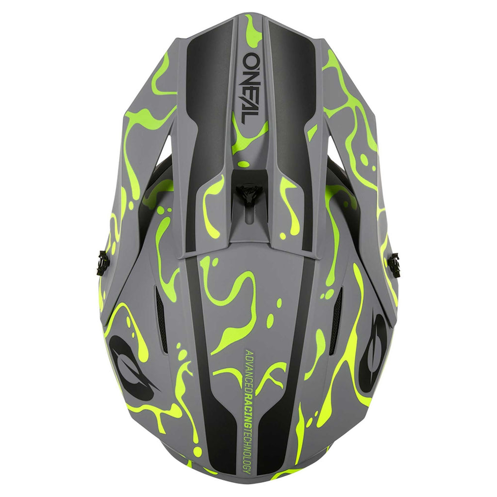O'Neal (MX26) Helmet - 1SRS - SPLASH (Matte Grey/Fluo Yellow)