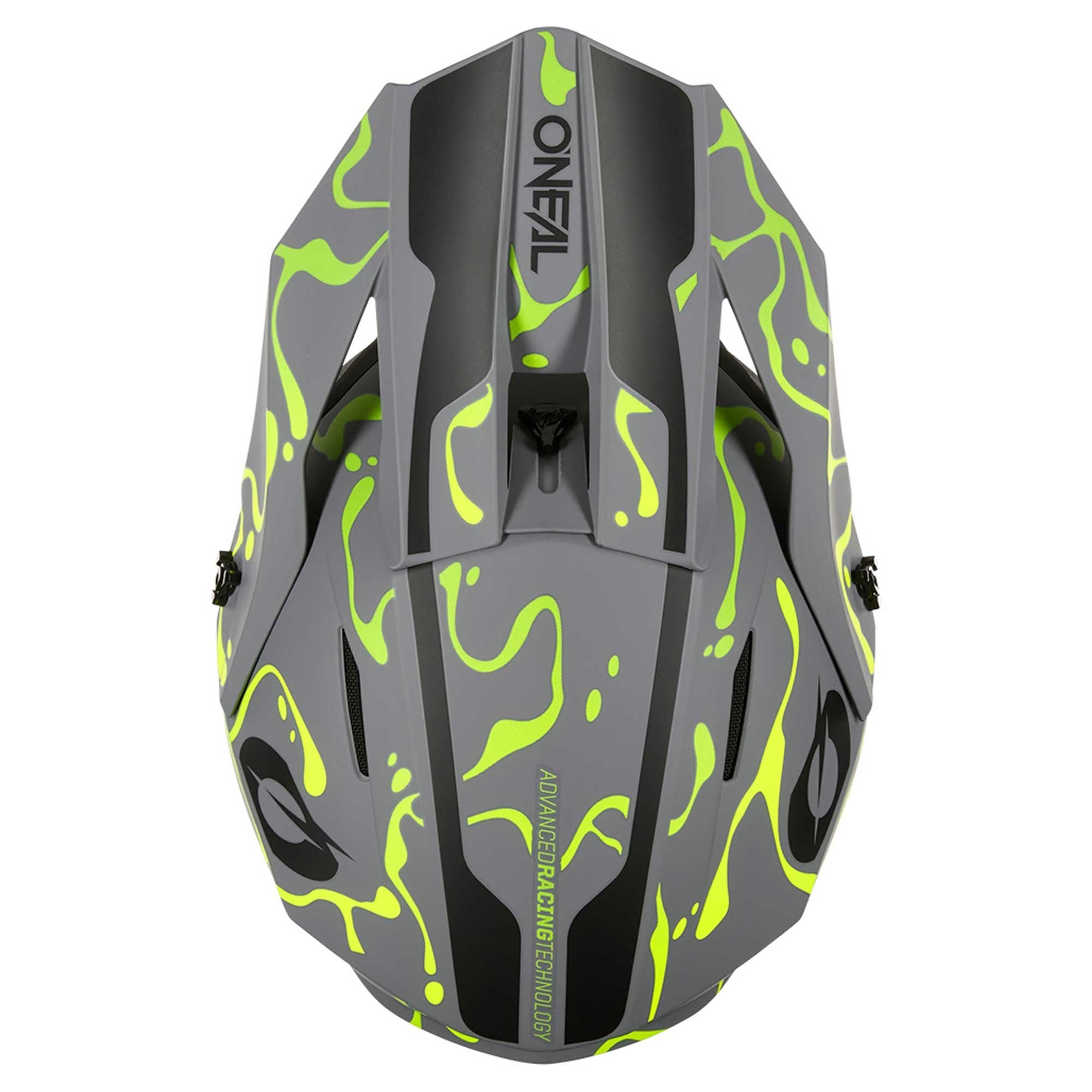 O'Neal (MX26) Helmet - 1SRS - SPLASH (Matte Grey/Fluo Yellow)