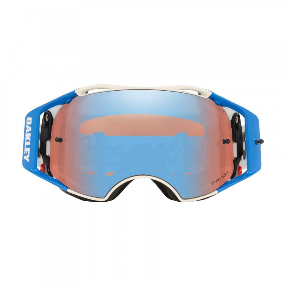 Oakley Airbrake Goggles - TLD Drop-In MTB (Red/Blue/White) PRIZM Sapphire Lens