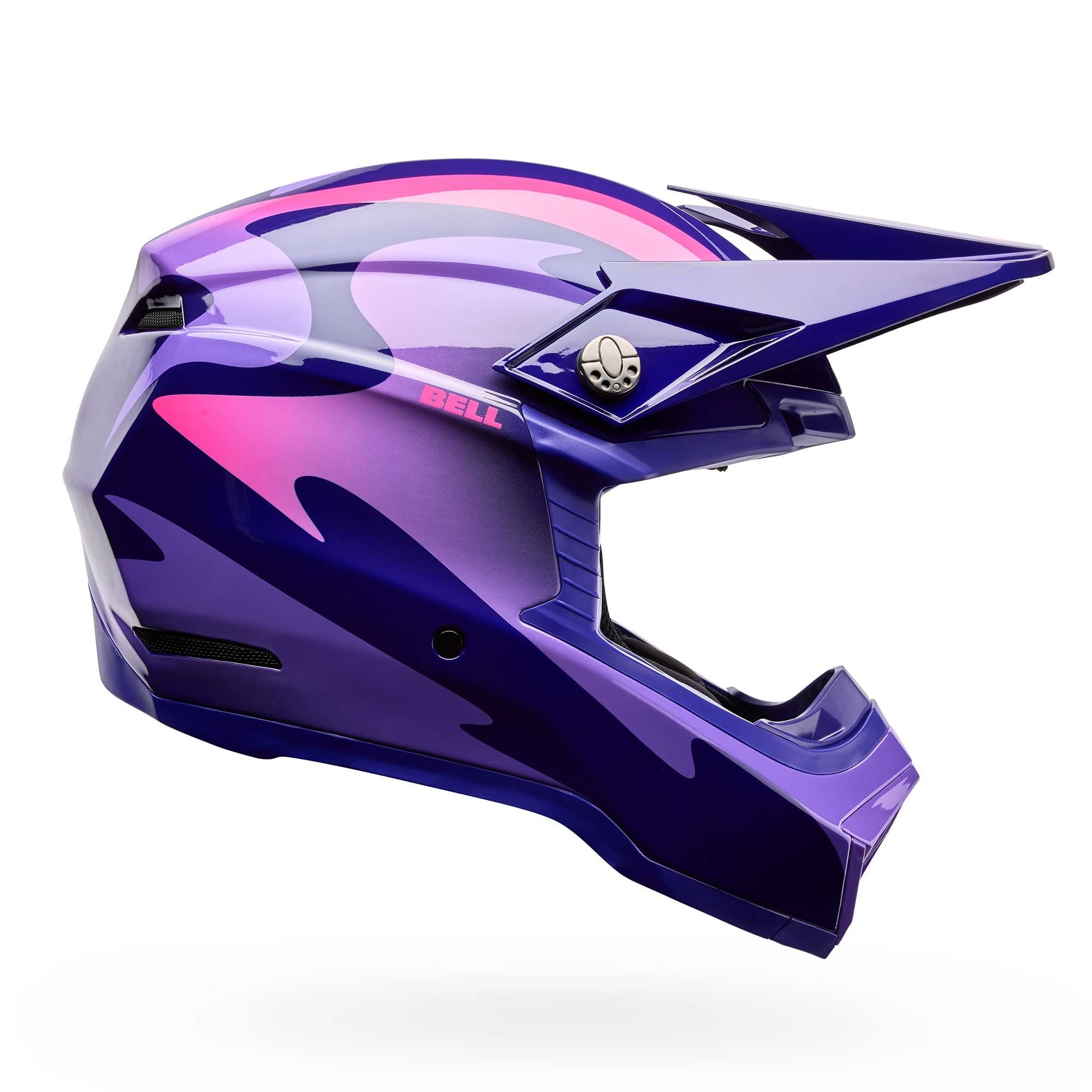 BELL Moto-10 MIPS FLUID MX | Enduro Helmet  (Purple)