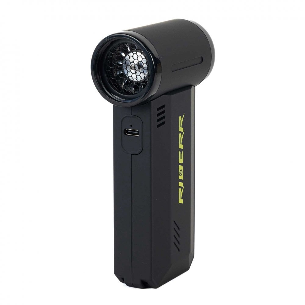 RIDERR Hand Held AirStorm Fan - 130,000rpm | 4000mAh Battery | USB-C Charging | Multiple Speeds