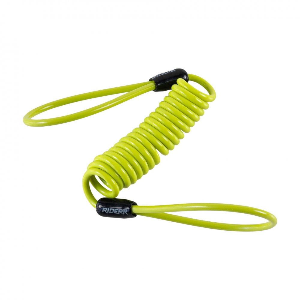 RIDERR Motorcycle Disc Lock - Reminder Cable (Fluo Yellow)