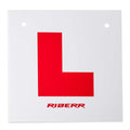 RIDERR Motorcycle L-Plates - Rigid Learner Plate