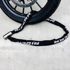 RIDERR Motorcycle Link10 Chain Lock - Stainless Steel Lock Body & Pin | 10mm Chain | 3x Keys | Anti-Drilling Lock Head
