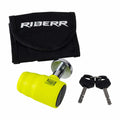 RIDERR Motorcycle RR99 Disc Lock 15.8mm Hardened Pin ART4 (Yellow Fluo)