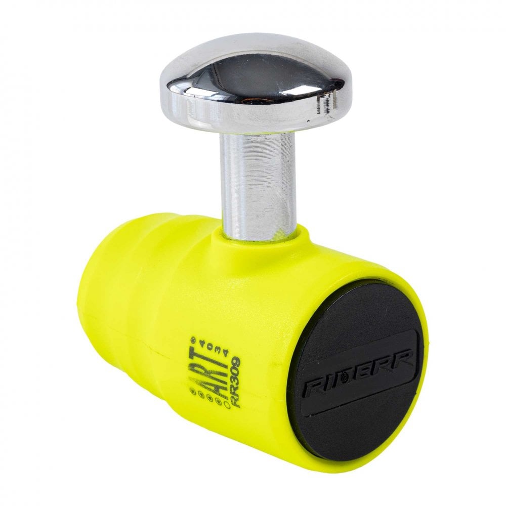 RIDERR Motorcycle RR99 Disc Lock 15.8mm Hardened Pin ART4 (Yellow Fluo)