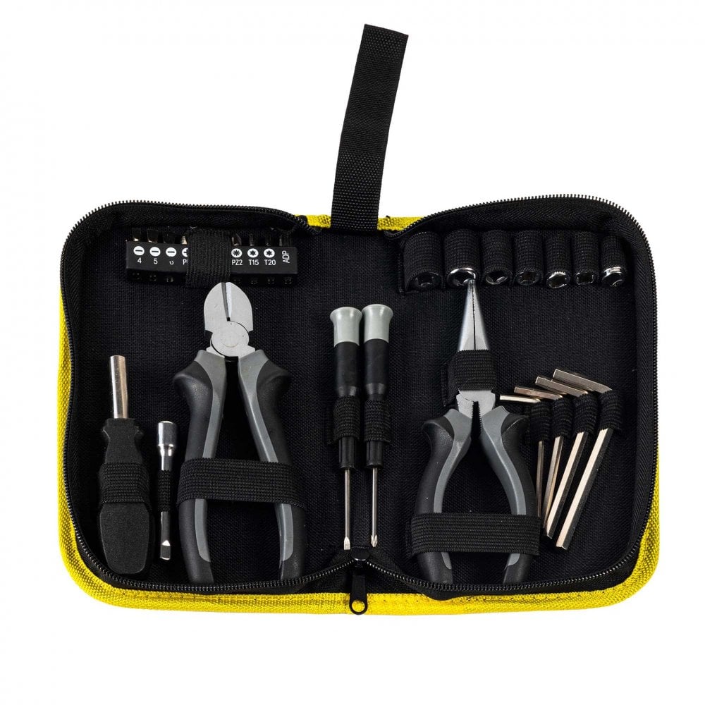 RIDERR Motorcycle Tool Kit - 28pc Compact Under seat Tool Solution