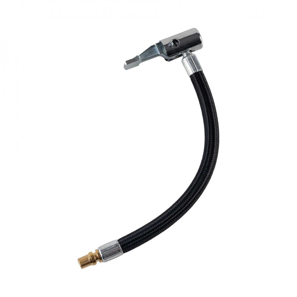 RIDERR Motorcycle Tyre Valve Flexable Extension - Easy Access for Pumping up (Black)