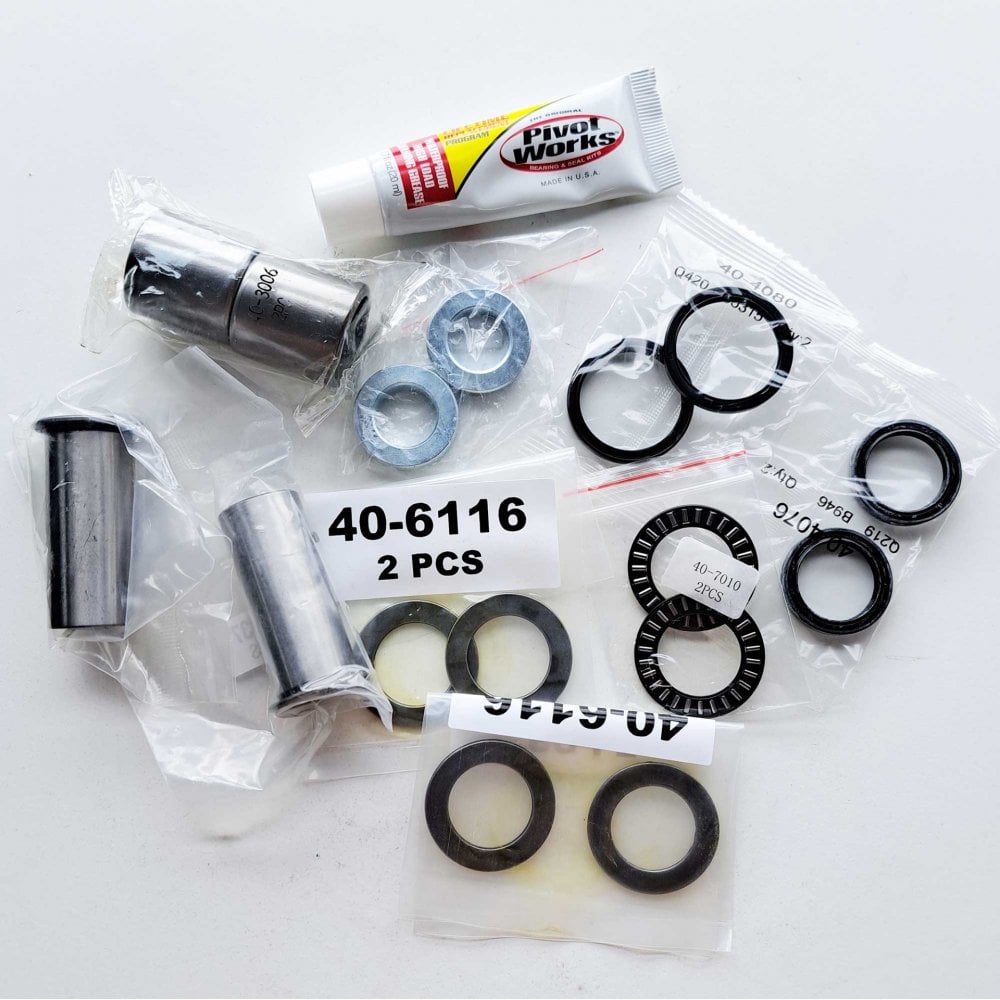 Pivot Works - Steering Head Bearing Kit - RMZ250 08-25, RMZ450 08-25, RMX450 10-15 (22-1058)