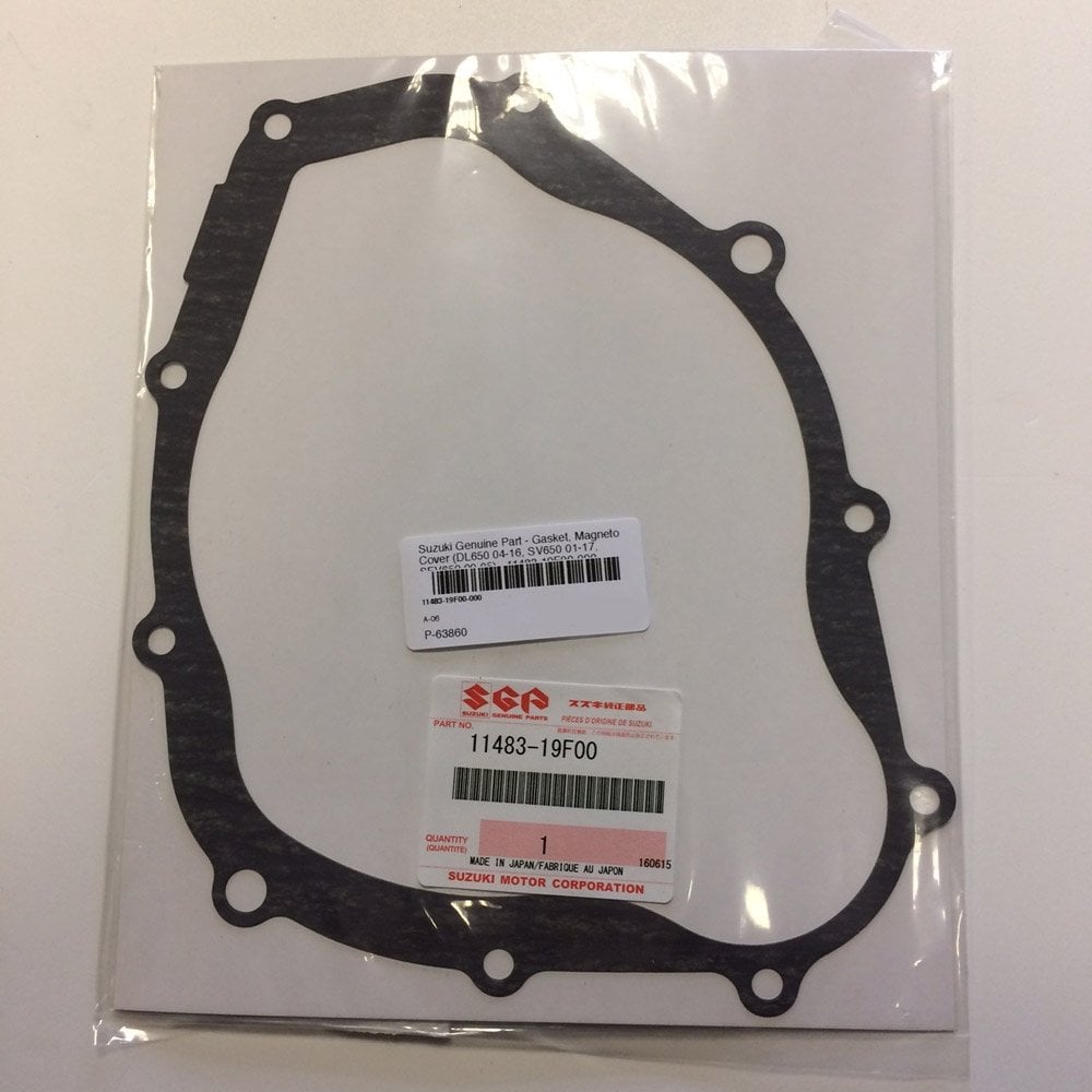 Suzuki Genuine Part - Gasket, Magneto Cover (DL650 04-25, SV650 01-25, SFV650 09-15) - 11483-19F00-000