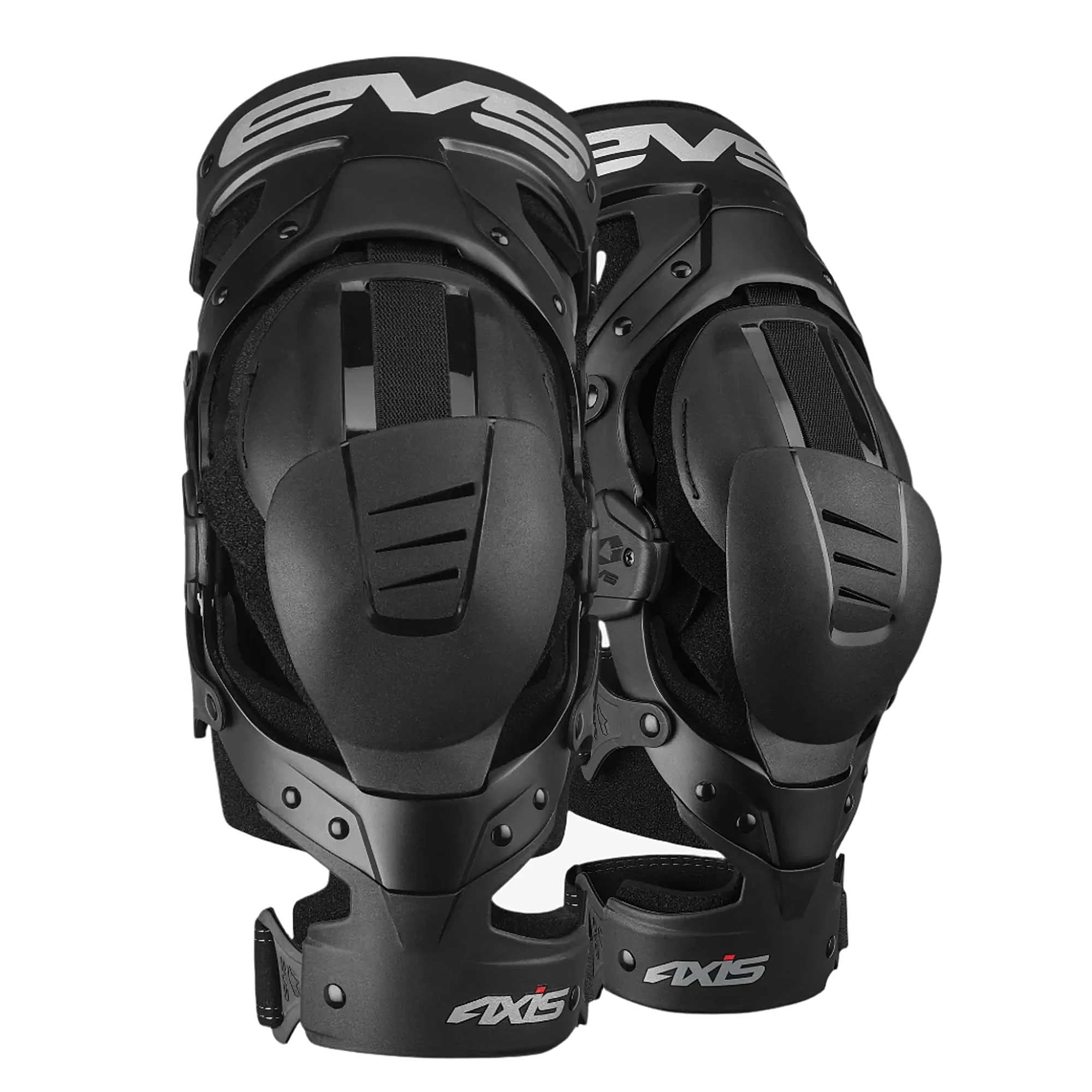 EVS Adult MX | Enduro - Axis Sport Knee Braces - Pair (Black)