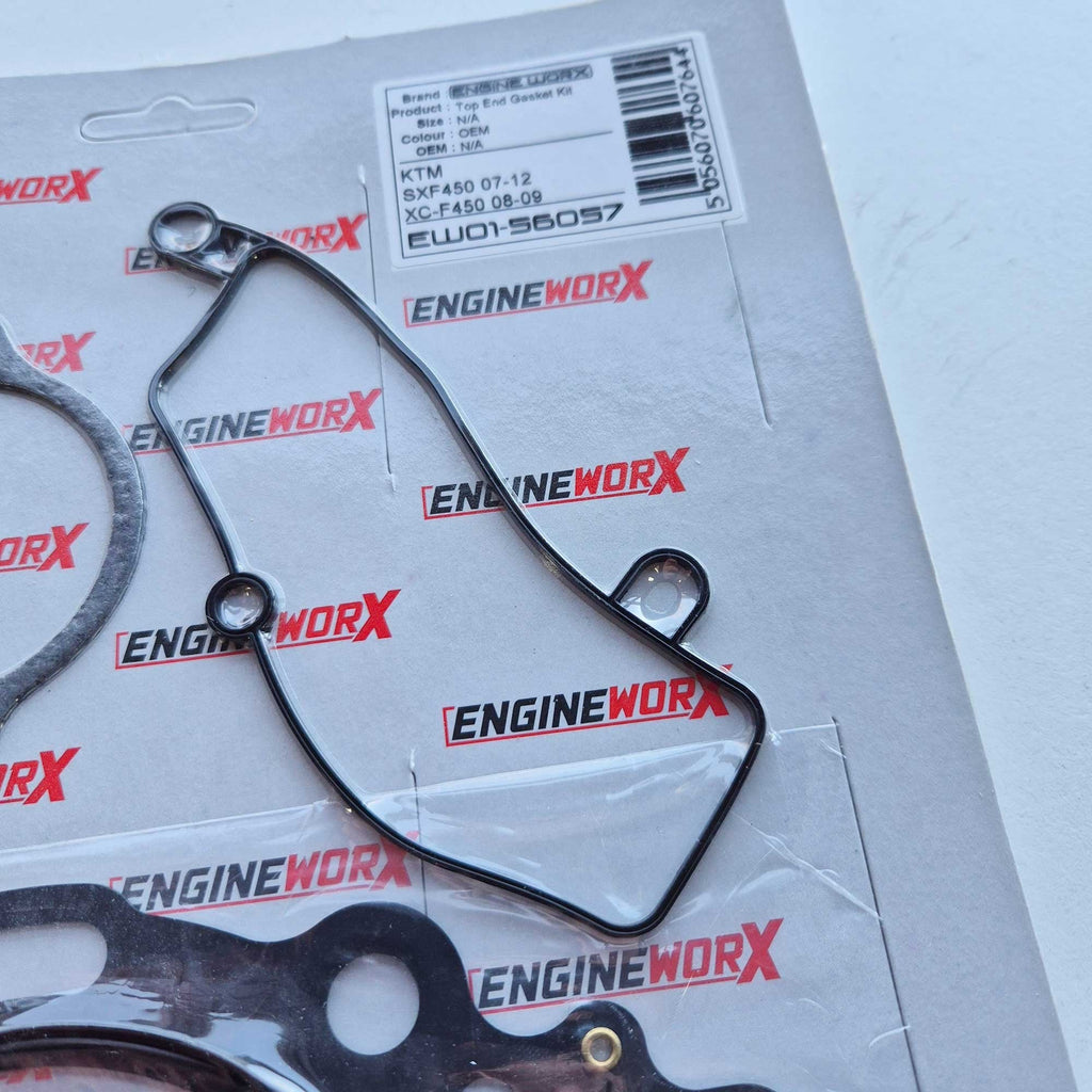 EngineWorx - Full Gasket Kit - KTM SX250 07-16, EXC250 07-16, EXC300 08-16, Freeride R250 14-17, Husqvarna TC250 14-16, TC300 14-16, Husaberg TE250 11-12, TE300 11-12