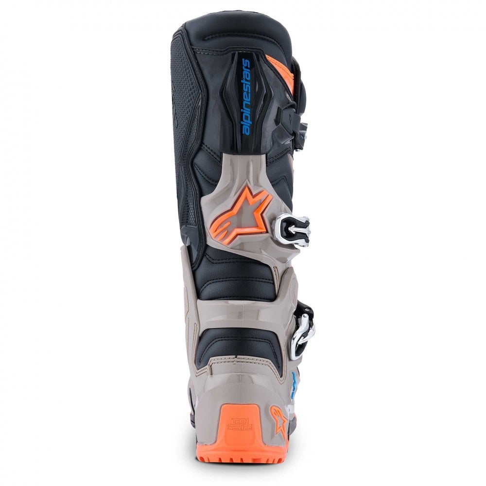 Alpinestars MX Boots - Tech 7 ENDURO **NEW Model** (Black/Warm Grey/Orange Fluo)