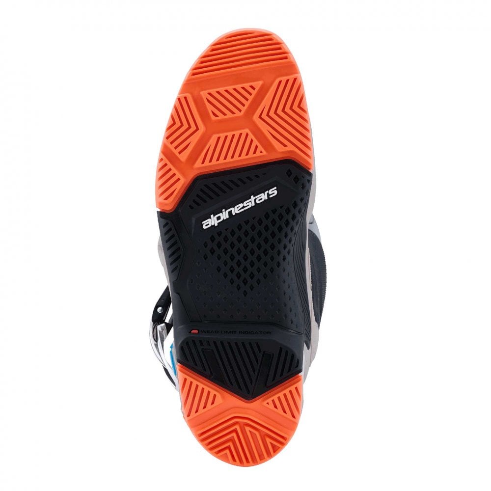 Alpinestars MX Boots - Tech 7 ENDURO **NEW Model** (Black/Warm Grey/Orange Fluo)